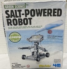 4M Green Science Salt-Powered Robot - Design Award Winner - NEW SEALED BOX