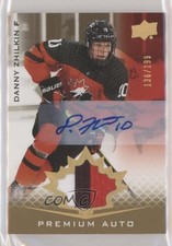2021 Upper Deck Team Canada Juniors 136/199 Tier 1 Danny Zhilkin Patch Auto 0i47