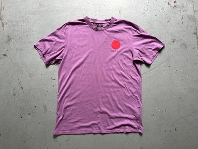 Edwin Men s Japanese Sun Short Sleeve T Shirt Tee Pink Purple Size M