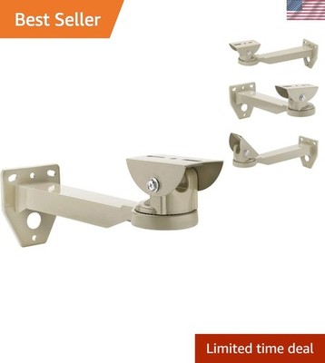 Universal Aluminum Camera Mount - Wall Bracket for Indoor/Outdoor Surveillance