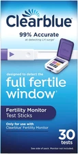 Clearblue Fertility Monitor Test Sticks, 30 Count