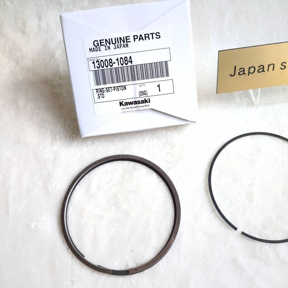 Juego de anillos de pistón OEM Kawasaki STD 13008-1084 EX500 Ninja 500R EN500... - Imagen 4 de 4
