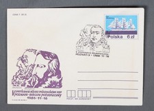 MayfairStamps Poland 1986 Amundsen & Arctowki Polar Exploration Stationery Card