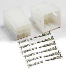 Molex 9-Circuits Male  Female Receptacle Plug w/Terminal sockets w/18-24 AWG...