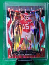 2024 Panini Select - Concourse Patrick Mahomes II #33 Black & Red Shock Prizm