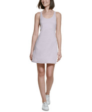 Calvin Klein Women S Side Pocket Exercise Dress Pink Size Large