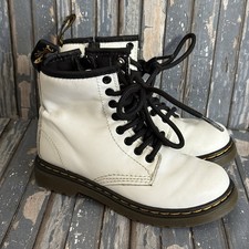 Dr. Martens 1460 J Combat Boots Children's size 11 White