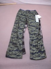NWT Calvin Klein Size M Boys Camo/Plaid Stretch Waist Pull On Pajama Pants 354