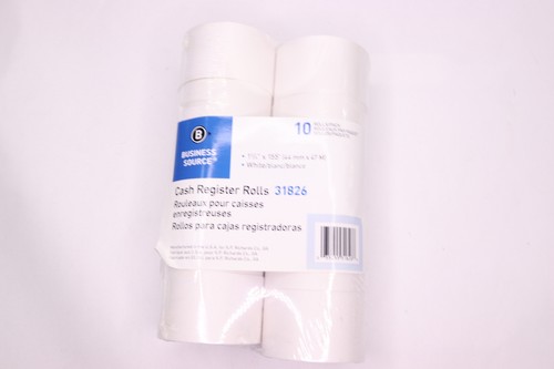 (10-Pk) Papel Bond Business Source 1-3/4" x 155' 31826