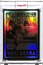 2021 TOPPS PROJECT 70 #572 - YOGI BERRA BY JOSHUA VIDES - RAINBOW FOIL 61/70