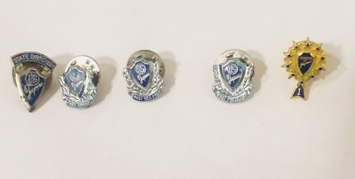 Nice Small Collection of Jaycees Officers' And Degree Pins