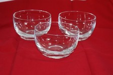 Pfaltzgraff Simplicity 901-215-00 Glass Serving Bowls 4 6/8" x 3" Set of 3 