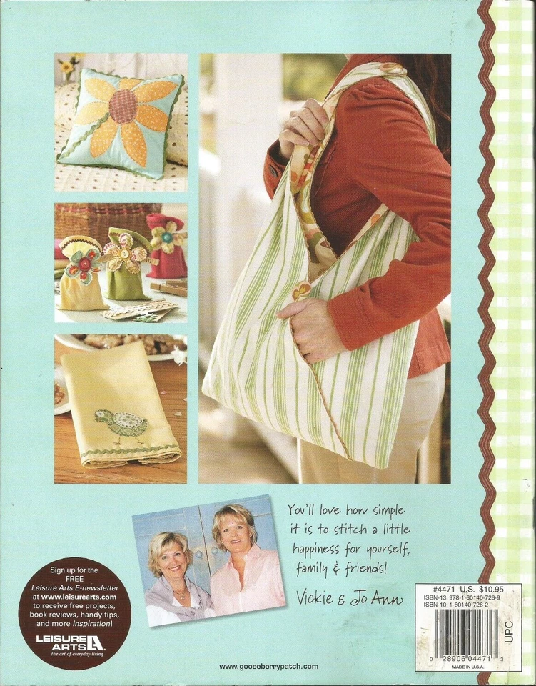 Sew Simple Thoughtful Gifts & Accessories Gooseberry Patch Leisure Arts 4471 - Image 2 of 2