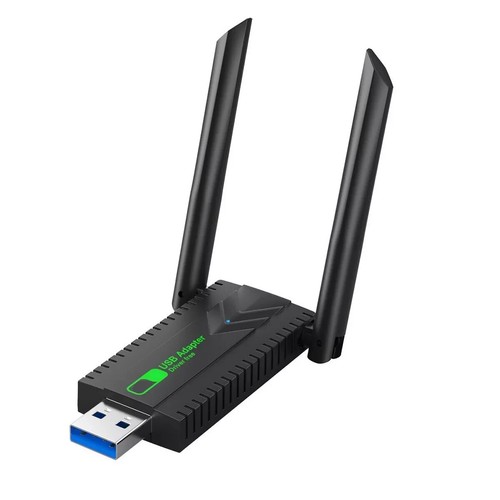 USB WiFi Dongle Doble Banda 2.4G/5GHz Inalámbrico Red Adaptador Antena 1300Mbps - Imagen 2 de 8