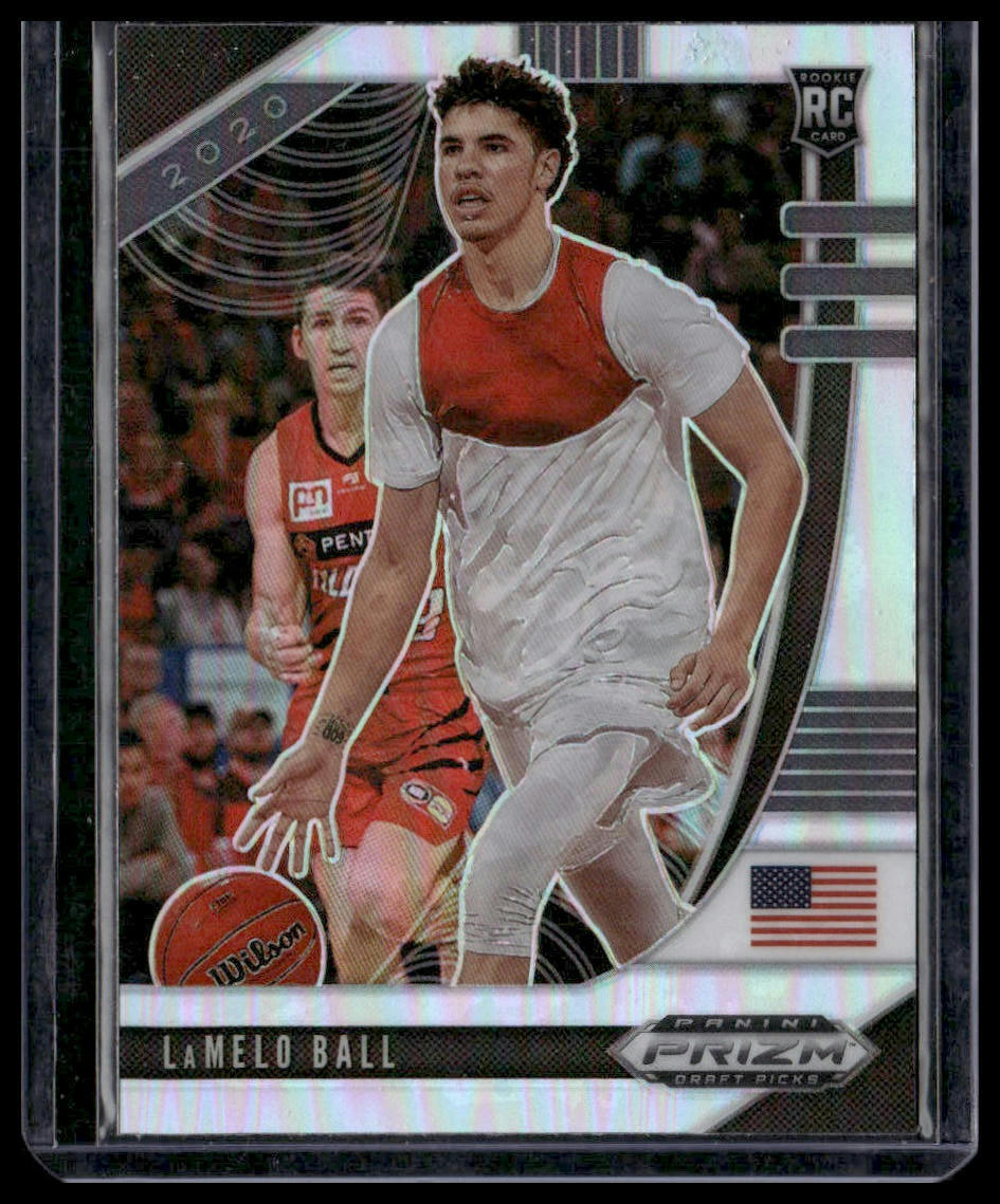 2020 Panini Prizm Draft Picks Collegiate #43 LaMelo Ball Silver