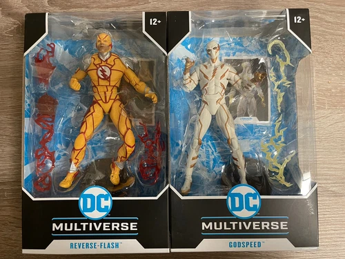McFarlane Toys DC Multiverse Reverse Flash & Godspeed Lot of 2