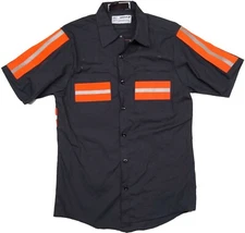 Used Work Shirts High Visibility Hi-Vis Reflective Safety Uniform Towing