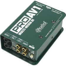 Radial Engineering ProAV1 Swiss Army Knife Multi-media Passive DI Direct Box