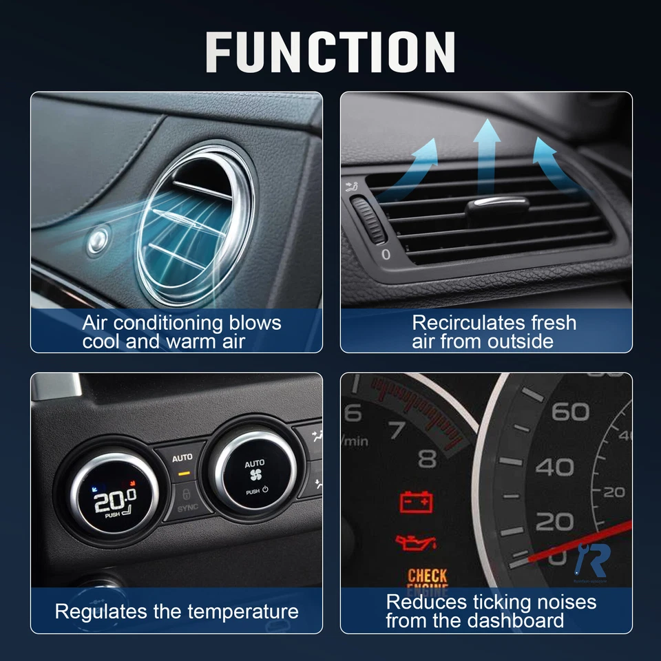 Actuador de puerta mezcla de calefacción HVAC A/C apto para Jeep Wrangler 11-18 Compass Chrysler Foto 2 de 4