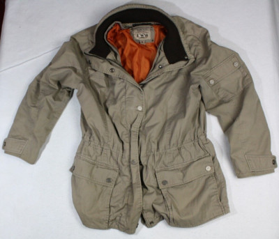 Vintatge Pacific Trail Beige Active Jacket Hiking Outdoors Womens Small no hood