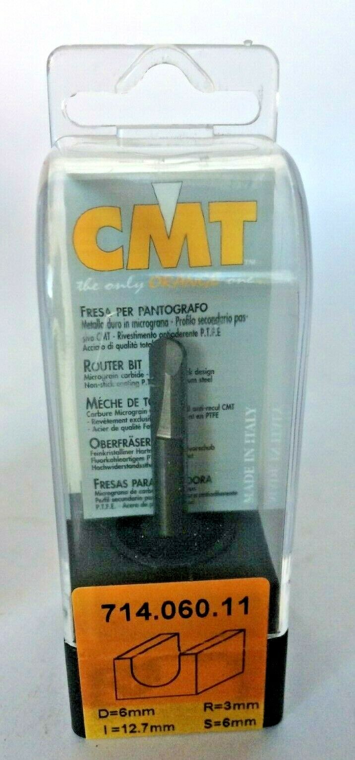 Fresa CMT 714.060.11 a raggio Convesso
