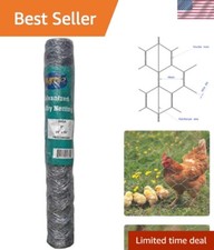 Lightweight Galvanized Poultry Netting 24"x50