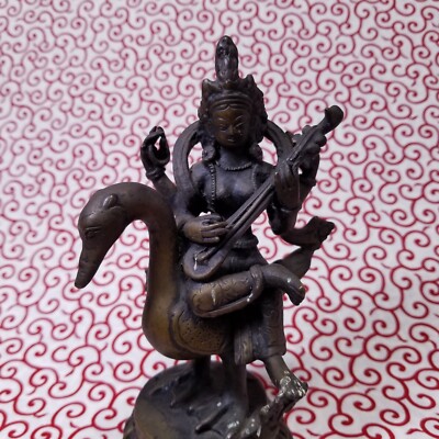 Sarasvati（サラスバティ）／Booster Antique Ornament Saraswati Sarasvati Hindu Goddess EXC+++ from