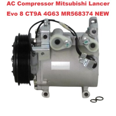AC Compressor Mitsubishi Lancer EVOLUTIO Evo 8 CT9A 4G63 MR568374