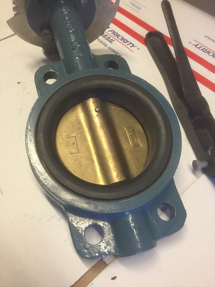 Mueller Steam MSS 4" Bronze Butterfly Valve 200psi Seat EPDM ALBZ Disc