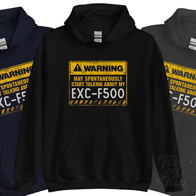 WARNUNG KANN SPONTAN ÜBER MEINEN EXC-F500 HOODIE SPRECHEN