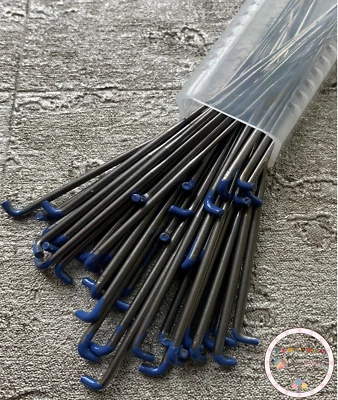 Heidifeathers® Reborn Bewurzelnadeln 10 x 40g (blaue Spitze) - feine oder Mikronadel