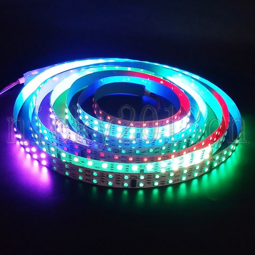 5M 12V WS2811 5050 RGB LED Pixel Strip Light Tape 600LEDs Double Row Addressable - Picture 9 of 11
