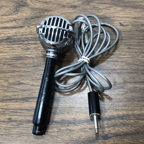 Parts/Repair UNTESTED Astatic JT-30 Chrome Bullet Type Harp Harmonica Microphone
