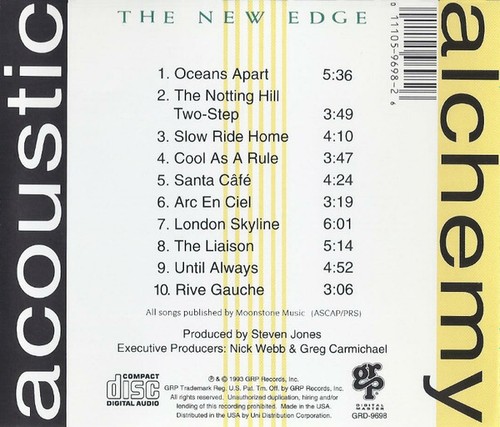Acoustic Alchemy – The New Edge - Preowned CD - Imagen 3 de 3