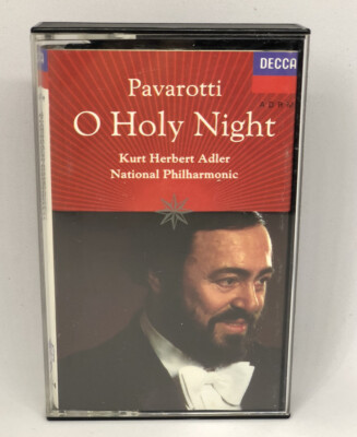 Pavarotti O Holy Night inc Ave Maria + NPO Kurt Adler Cassette Tape - Very Good