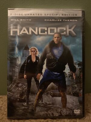 Hancock DVD 2008 2-Disc Set Unrated Will Smith Charlize Theron