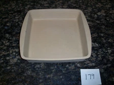 PAMPERED CHEF 1490 HERITAGE STONEWARE 9 X 9 SQUARE BAKER DISH BROWNIE PAN MY 179