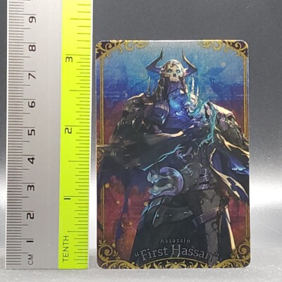 First Hassan Fate Grand Order Wafer TCG Card FGO BANDAI
