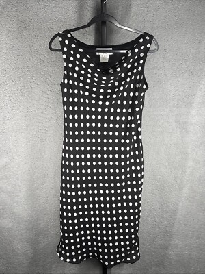 Ronni Nicole By Ouida Dress size 12 Sleeveless Black White