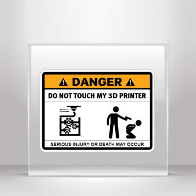 3d printer sticker