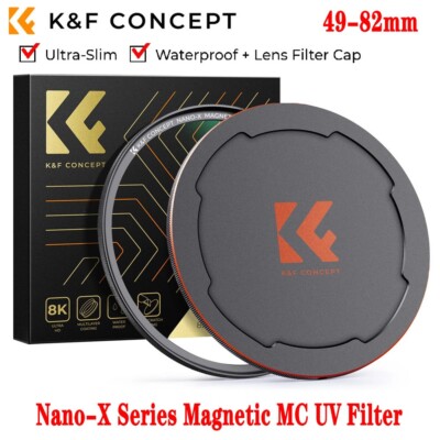 UV CPL Filter Kit K&F Concept 62mm UV & CPL - Ultra-Violet & Circular Polarizing Filters For Photography Lens Filter Set