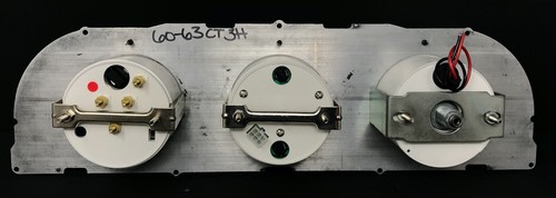 1960 1961 1962 1963 Chevy Truck 3 Gauge Dash Panel Insert Set Powder Coated - Picture 5 of 8