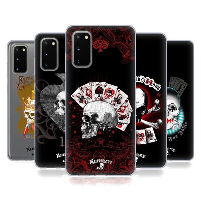 OFFIZIELLE ALCHEMY GOTHIC SCHAEDEL UND KARTEN GEL HUELLE FÜR SAMSUNG HANDYS 1