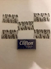 5 Double Edge Razor Blades, Clifton Swiss Quality Classic