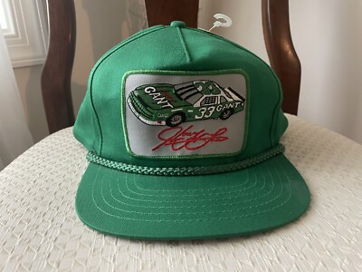 Vintage Nascar #33 Harry Gant Patch Snapback Trucker Hat Sportsman