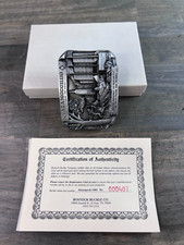 Bostock Buckle "Alamagordo 1985" With COA, 407 of 10,000