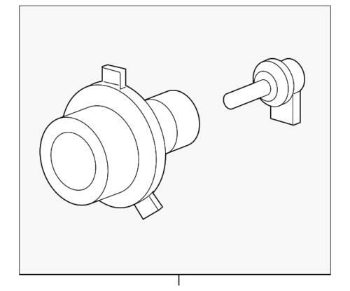 Conjunto de lámpara de niebla del lado del conductor para GM Buick/Chevrolet/GMC 2004-2010 (N/P 15162675)