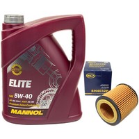 MotoröL Set 5W40 5 Liter + ÖLfilter Sh 4032 P FüR Bmw 1Er 3Er 5Er 6Er X3 7Er