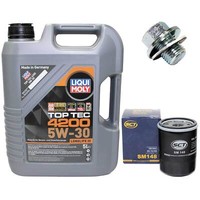 MotoröL Set 5W-30 5 Liter + ÖLfilter + Schraube FüR Toyota Avensis Corolla RAV