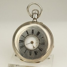 Rare Hunter Pocket Watch Men's no fusee no duplex no chronometer no repeater